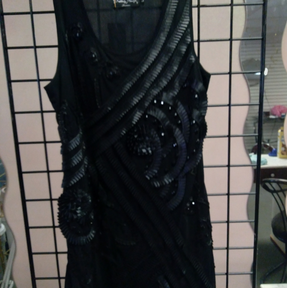 Embellished Black dress